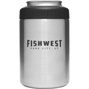 Fishwest Park City Logo YETI Rambler Colster Can Insulator in Stainless